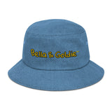 Denim bucket hat