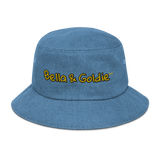 Denim bucket hat