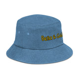 Denim bucket hat