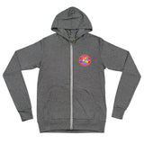 Official Badge Lightweight Unisex zip hoodie
