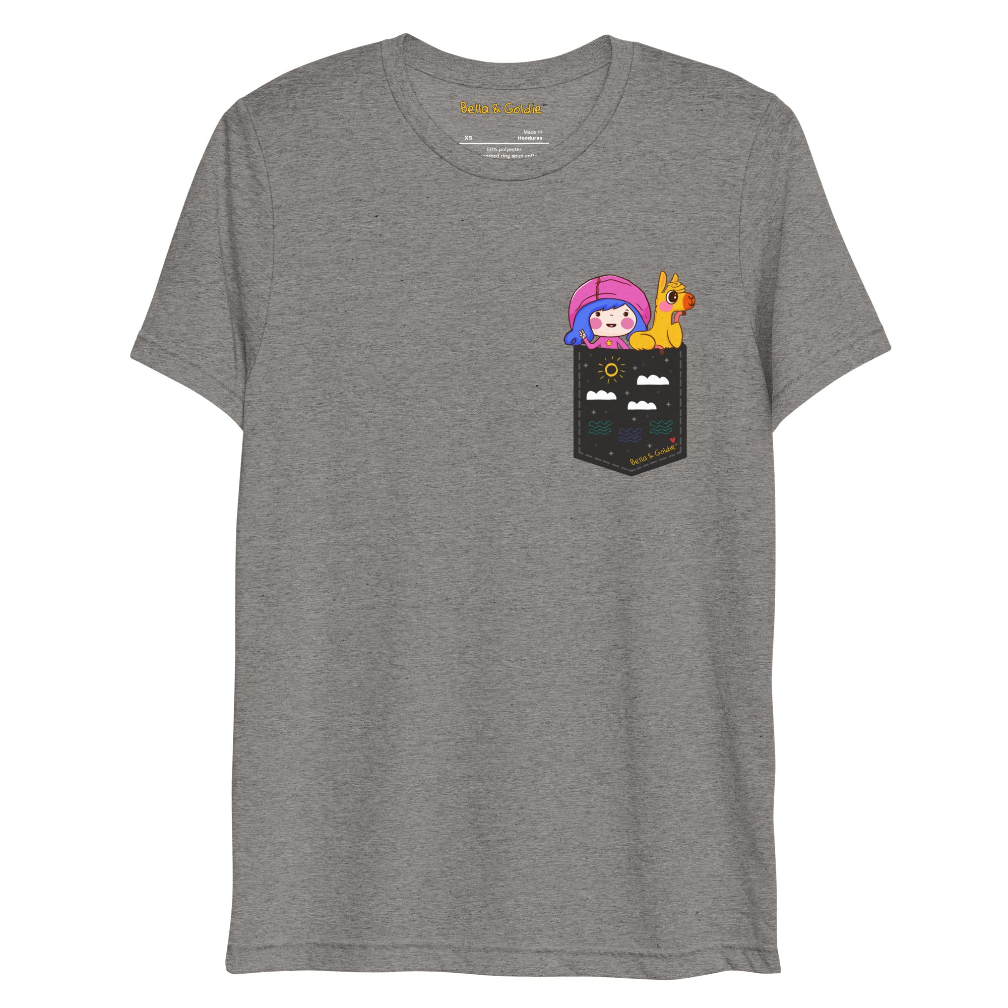 Pop Up Pocket Unisex Tee