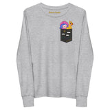 Pop Up Pocket Youth long sleeve tee