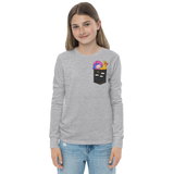 Pop Up Pocket Youth long sleeve tee