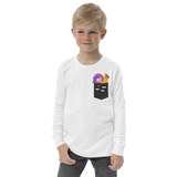 Pop Up Pocket Youth long sleeve tee